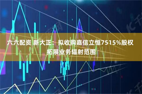 六六配资 新大正：拟收购嘉信立恒7515%股权 拓展业务辐射范围